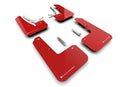 Rally Armor 22-25 VW MK8 Golf GTI/R Red UR Mud Flap w/White Logo-1