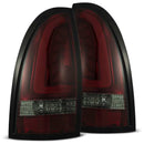 AlphaRex 05-15 Toyota Tacoma PRO-Series LED Tail Lights Red Smoke-1