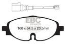 EBC 15-19 Volkswagen GTI (Mk7) Redstuff Front Brake Pads-1