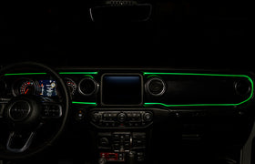 ORACLE Lighting Jeep Wrangler JL / Gladiator JT ColorSHIFT Fiber Optic LED Interior Kit - 0