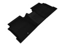 3D MAXpider 2015-2020 Hyundai/Kia Sonata/Sonata Hybrid/Optima Kagu 2nd Row Floormats - Black-1