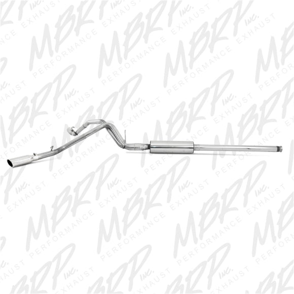 MBRP 14 Chevy/GMC 1500 Silverado/Sierra 4.3L V6/5.3L V8 Dual Split Side T409 3in Cat Back Exhaust