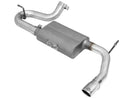aFe Scorpion 2-1/2in Alum Steel Axle-Back Exhaust w/Polished Tip 07-18 Jeep Wrangler JK V6-3.6/3.8L-1