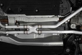 MBRP 20-21 Ford Explorer ST 3.0L Ecoboost SS 2.5in Dual Rear Exit w/ Carbon Fiber Quad Tips - T304 - 0
