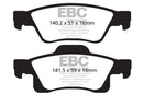 EBC 11+ Dodge Durango 3.6 Greenstuff Rear Brake Pads-1