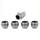 McGard Wheel Lock Nut Set - 4pk. (Under Hub Cap / Cone Seat) M12X1.5 / 19mm & 21mm Hex / .775in. L-1