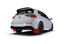 Rally Armor 22-25 VW MK8 Golf GTI/R Black UR Mud Flap w/Red Logo-2