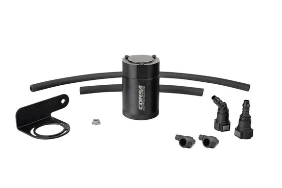 Corsa 2019-2025 Silverado/Sierra & 2021-2025 Tahoe/Suburban/Yukon/Denali Aluminum Oil Catch Can