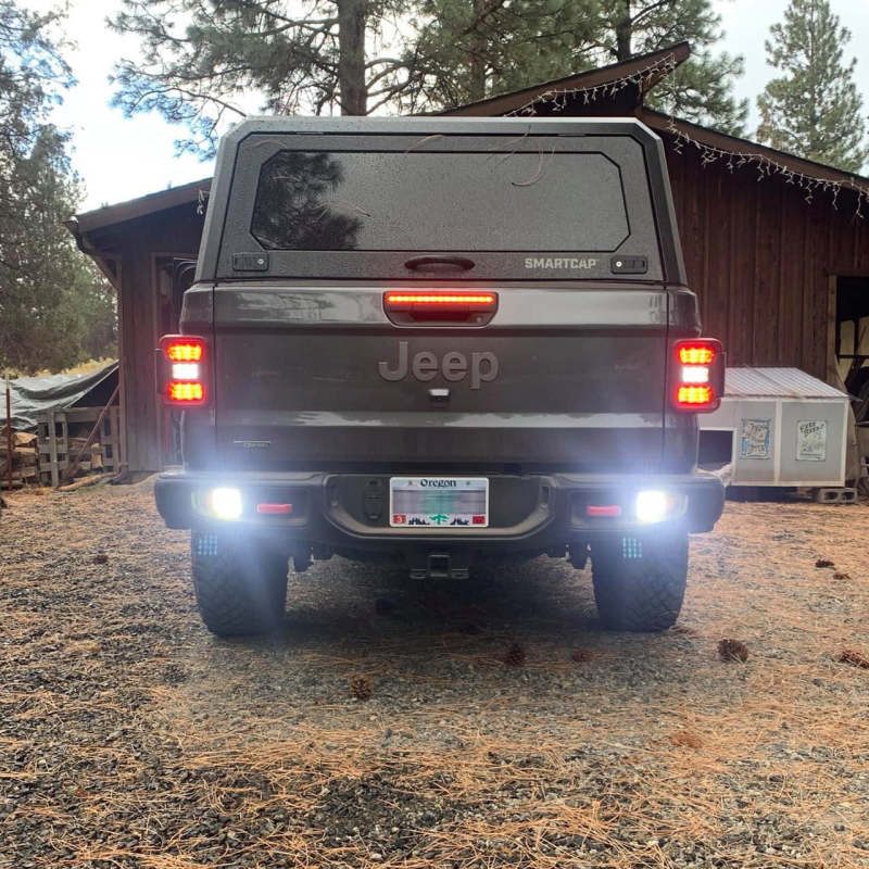 Oracle Rear Bumper LED Reverse Lights for Jeep Gladiator JT w/ Plug & Play Harness - 6000K