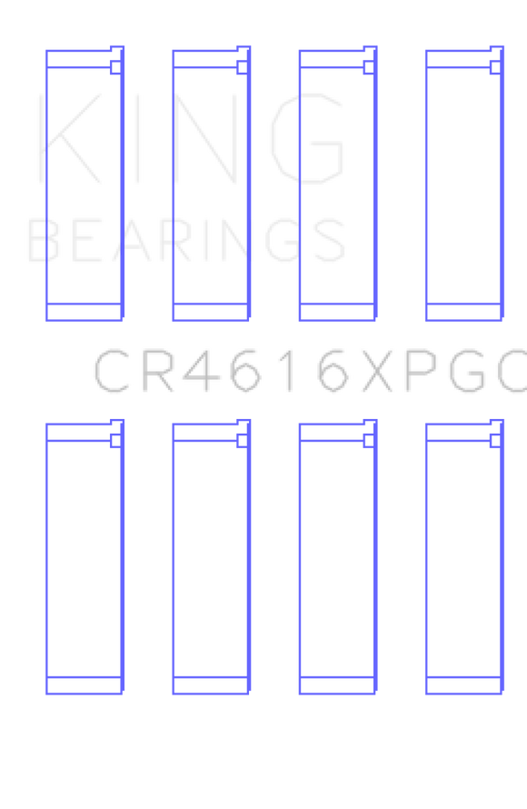 King Engine Bearings Subaru Fa20/ Toyota 4U-GSE Connecting Rod Bearing Set - Size +0.05mm