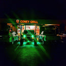 Oracle 7in High Powered LED Headlights - Black Bezel - Green-4