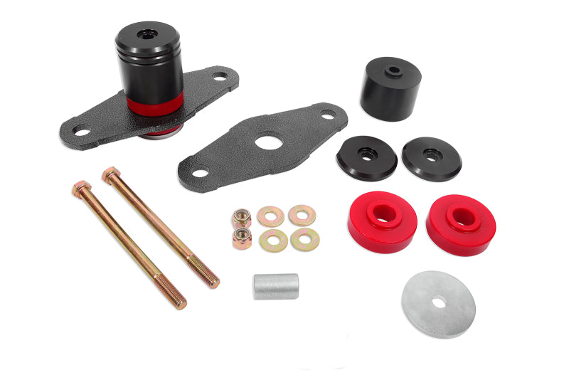 BMR 11-18 Dodge Challenger Motor Mount Polyurethane Bushing Upgrade Kit - Black Anodized - 0