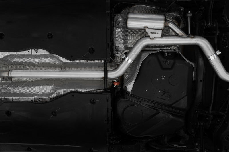 MBRP 2022 VW Jetta GLI 2.0 TSI 3in Cat Back T304 SS 2.5in Dual Split Rear w/ Carbon Fiber Tips - 0