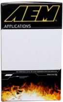 AEM DryFlow Air Filter - Round 2.75in ID x 6.25in OD x 8.25in H fits 2007-2014 Ford/Volvo-5