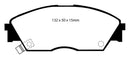 EBC 90-92 Honda Civic CRX 1.6 Si Yellowstuff Front Brake Pads-1