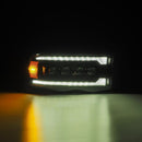 AlphaRex 02-05 Dodge Ram 1500 NOVA LED Proj Headlights Alpha Black w/Activ Light/Seq Signal-2