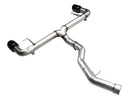 AWE Tuning 19-23 BMW 330i / 21-23 BMW 430i Base G2X Track Edition Axle-Back Exhaust - Diamond Black-9