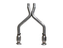 BBK 11-14 Mustang 3.7 V6 Short Mid X Pipe With Catalytic Converters 2-1/2 For BBK Long Tube Headers-1