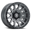 ICON Compression 18x9 5x150 25mm Offset 6in BS Titanium Wheel-1