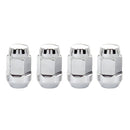 McGard Hex Lug Nut (Cone Seat Bulge Style) M12X1.5 / 3/4 Hex / 1.45in. Length (4-Pack) - Chrome-1
