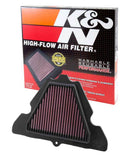 K&N 11-13 Kawasaki Z1000 1000/ ZX1000 Ninja / 11-12 Z1000 SX / 12 Versys 1000 Replacement Air Filter-1