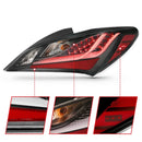 ANZO 10-13 Hyundai Genesis 2DR LED Taillights Smoke-4