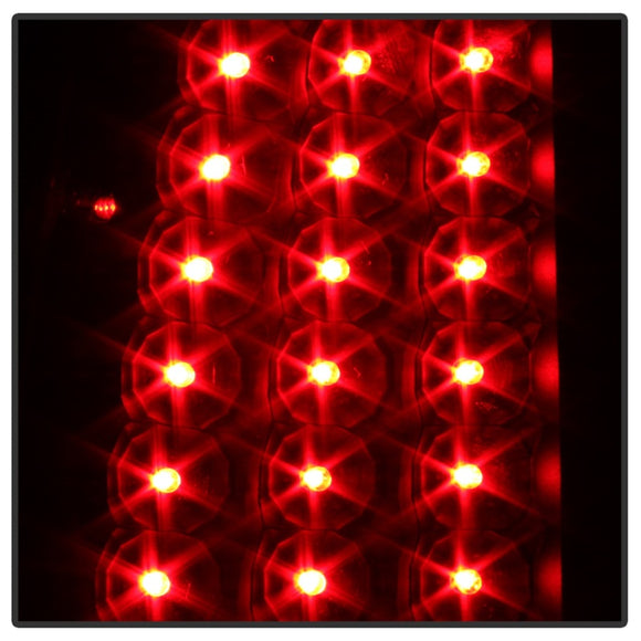 xTune Chevy Silverado 1500/2500/3500 99-02 LED Tail Lights Black ALT-ON-CS99-LED-BK