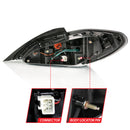 ANZO 10-13 Hyundai Genesis 2DR LED Taillights Smoke-5