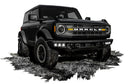 ORACLE Lighting 21-22 Ford Bronco Triple LED Fog Light Kit for Steel Bumper - White-13