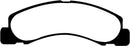 EBC 00-02 Ford Excursion 5.4 2WD Greenstuff Front Brake Pads-2