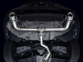 AWE Tuning 19-23 BMW 330i / 21-23 BMW 430i Base G2X Track Edition Axle-Back Exhaust - Chrome Silver - 0