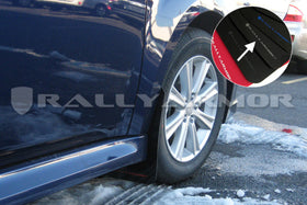 Rally Armor 10-14 Subaru Legacy Black UR Mud Flap w/ Silver Logo - 0