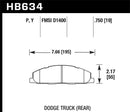 Hawk 09-14 Dodge Ram 2500/3500 Rear LTS Brake Pads-1