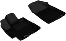 3D MAXpider 2008-2013 Toyota Highlander Gas Kagu 1st Row Floormat - Black-1
