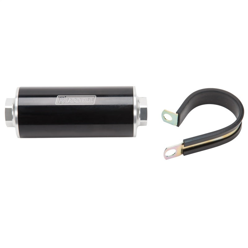 Russell Performance Anodized Aluminum (12in Length -10 male inlet/outlet) - 0