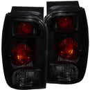 ANZO 1998-2001 Ford Explorer Taillights Dark Smoke-1