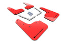 Rally Armor 16-21 Honda Civic Si Red UR Mud Flap w/Black Logo-1