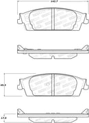 StopTech Street Brake Pads - Front/Rear-1