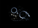 ANZO 1997-2001 Honda Prelude Projector Headlights w/ Halo Chrome w/ LED-5