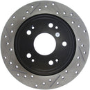 StopTech 09-10 Acura TSX / 08-10 Honda Accord Coupe/05-10 Sedan Right Rear Slotted & Drilled Rotor-1