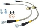 StopTech 99-00 Civic Si w/Rear Disc Brakes Front SS Brake Lines-1