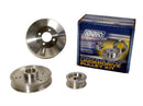 BBK 96-01 Mustang 4.6 GT Cobra Underdrive Pulley Kit - Lightweight CNC Billet Aluminum (3pc)-1
