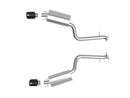 aFe Takeda 14-22 Lexus IS350 V6 2.5in. 304 Stainless Steel Axle-Back Exhaust System w/ Black Tip-6