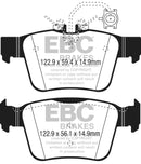 EBC 2017+ Alfa Romeo Giulia 2.0L Turbo Greenstuff Rear Brake Pads-1