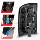 ANZO 14-18 GMC Sierra 1500 Full LED Taillights Black Housing Smoke Lens (w/C Light Bars)-3