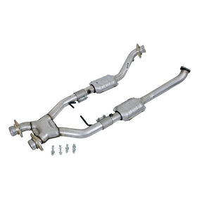 BBK 96-98 Mustang 4.6 Cobra High Flow X Pipe With Catalytic Converters - 2-1/2 - 0
