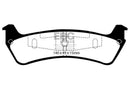 EBC 95-01 Ford Explorer 4.0 2WD Yellowstuff Rear Brake Pads-1