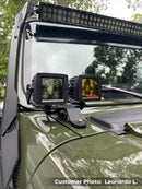 Go Rhino 18-20 Jeep Wrangler JL/JLU/Gladiator JT XE Windshield Light Bar Mount - 50in Single Row-4