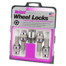 McGard Wheel Lock Bolt Set - 4pk. (Radius Seat) M14X1.5 / 17mm Hex / 28.2mm Shank Length - Chrome-5
