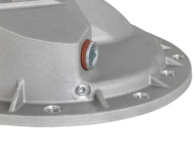 aFe Front Differential Cover (Raw; Street Series); Dodge Diesel Trucks 03-12 L6-5.9/6.7L (td) - 0